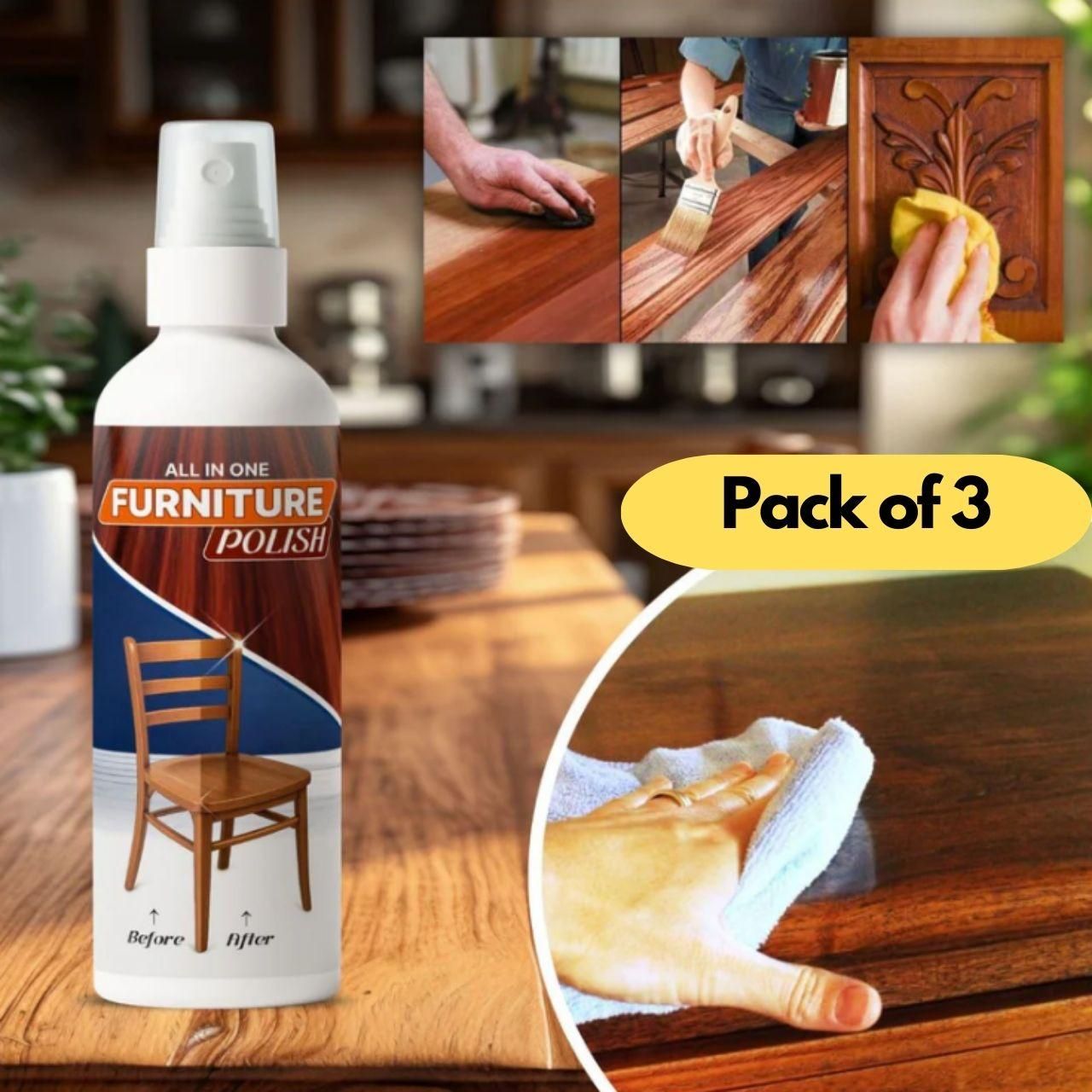 WoodRevive™ Instant Furniture Polish Spray – Restores Shine & Protects Wood
